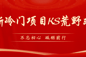 （7229期）KS荒野求生玩法比较冷门好做（教程详细+带素材）