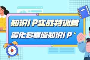 （7317期）知识IP实战特训营，​孵化-多赛道知识IP（33节课）