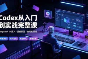 (19257期)Codex从入门到实战完整课|充值·安装·接入DeepSeek,记忆·插件·Skill·CLI·MCP全拆解